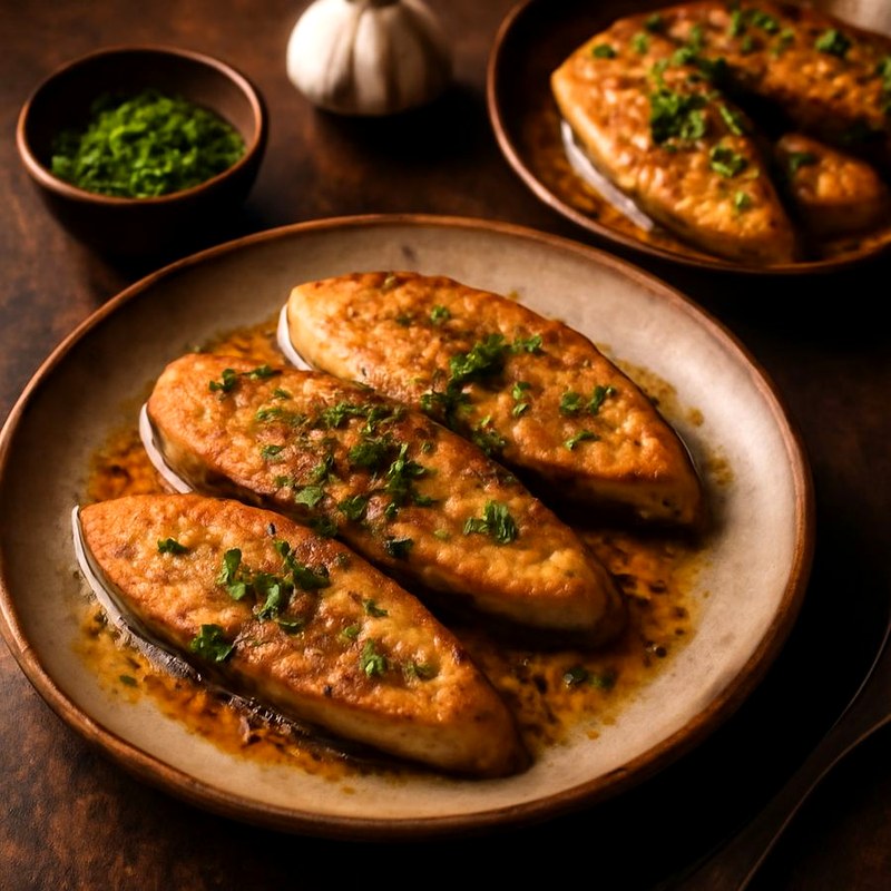 Kingfish Butter Garlic