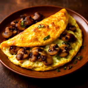 Mushroom Cheese Omelette