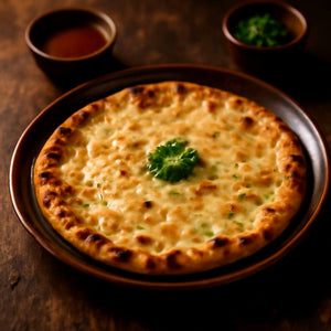 Cheese Garlic Paratha